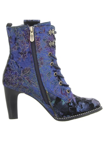 LAURA VITA Schnürstiefelette in blau