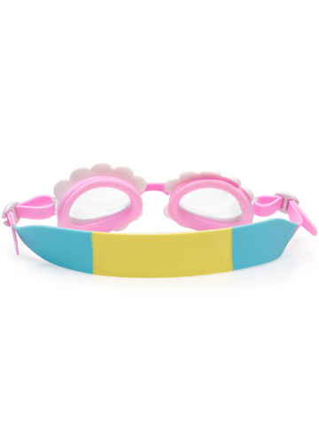 Aqua2ude Schwimmbrille für Kinder Blumen in Rosa und Blau