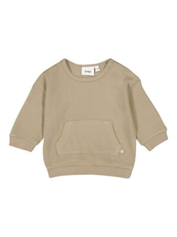 Feetje Sweatshirt Waffelpiqué in Khaki