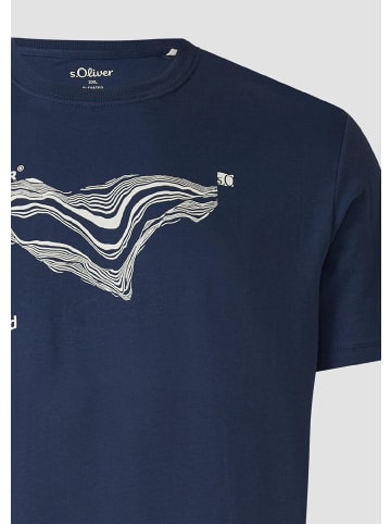 s.Oliver T-Shirt in 58D1_tiefblau