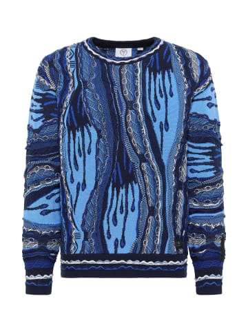 Carlo Colucci Strickpullover Ernandes in Navy