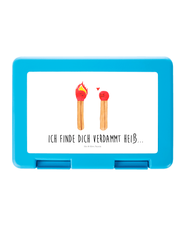 Mr. & Mrs. Panda Bentobox Streichhölzer mit Spruch in Weiß