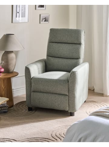 Beliani Fernsehsessel SANDE in Grün/Schwarz - (W) 76 x (H) 102 x (L) 83 cm