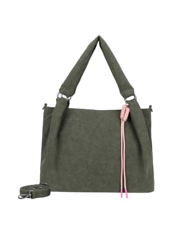 Fritzi aus Preußen Sue03 Shopper Tasche 40 cm in soft dark olive