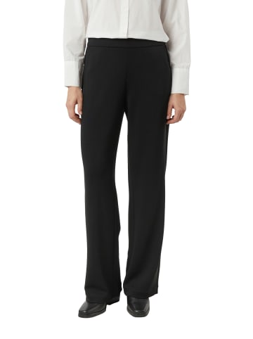 comma Stoffhose in schwarz