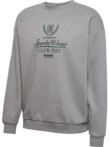 Hummel Hoodie "Hmlloose Crewneck Club Sportswear" in Grau