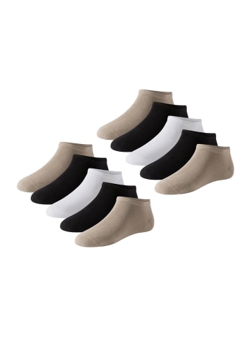 Schiesser Sneakersocken comfort in weiß, schwarz, beige