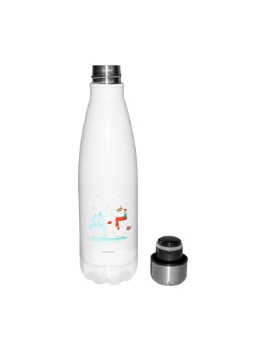 Mr. & Mrs. Panda Thermosflasche Einhorn Schneemann ohne Spruch in Weiß