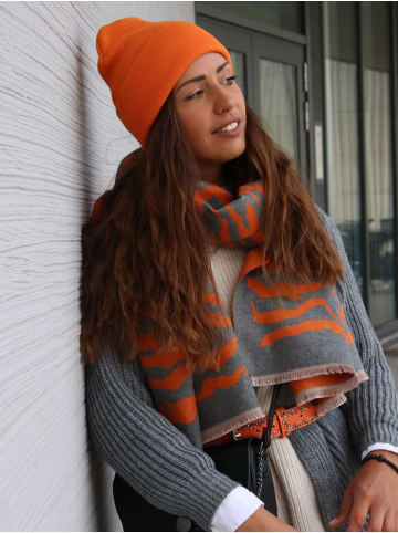 styleBREAKER Strickmütze in Orange