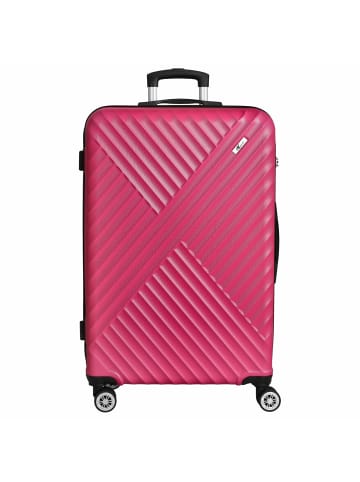 Paradise by CHECK.IN Kingston - 4-Rollen-Trolley Set 3tlg. (lila) in pink