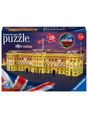 Ravensburger Buckingham Palace bei Nacht - 3D-Puzzle 216 Teile | Erleben Sie Puzzeln in...