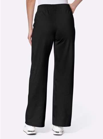 Sieh an! Jersey-Hose in schwarz