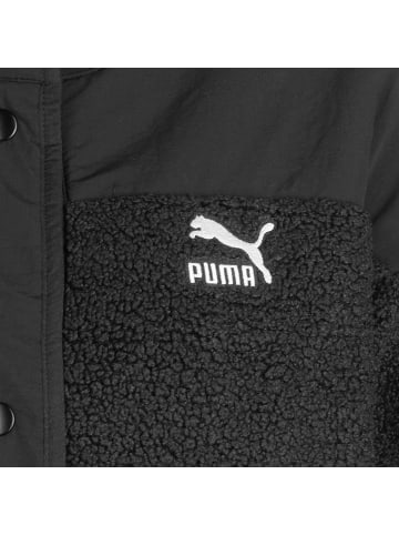 Puma Fleecejacke Classics Sherpa in schwarz