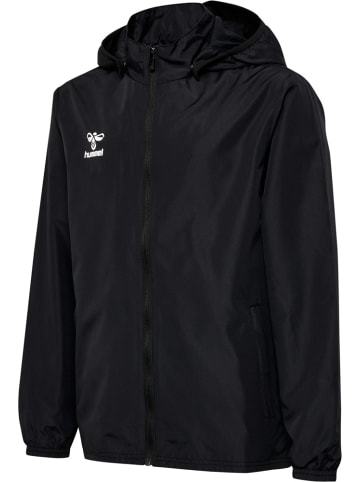 Hummel Kinder Trainingsjacke "Hmlessential Aw Jacket Kids" in Schwarz