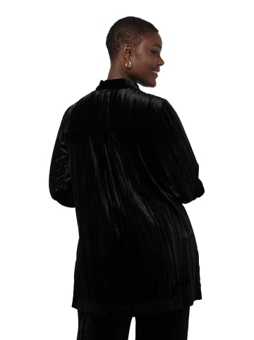 Ulla Popken Hemdbluse in schwarz