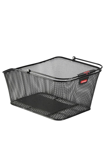 KLICKfix City II - Hinterradkorb (inkl.  Korbklip) 41 cm (black) in schwarz