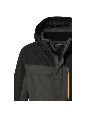 Killtec Funktionsjacke mit abzippbarer Kapuze in Steingrau071