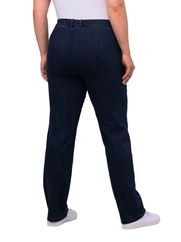 Ulla Popken Jeans in dark blue denim