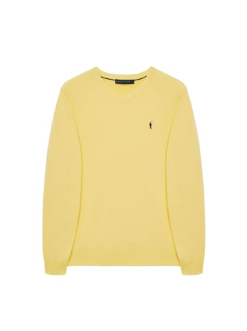 Polo Club Pullover in Hellgelb