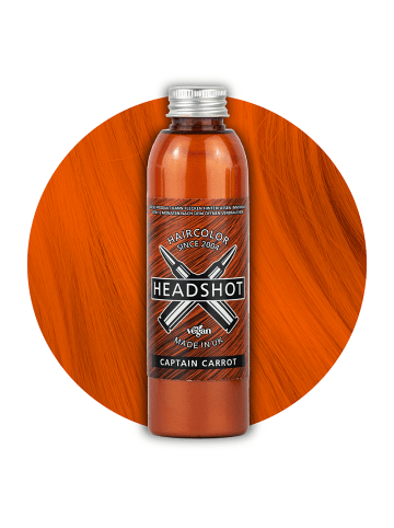 Headshot vegane Haarfarbe Captain Carrot 150 ml sempipermanente Haartönung