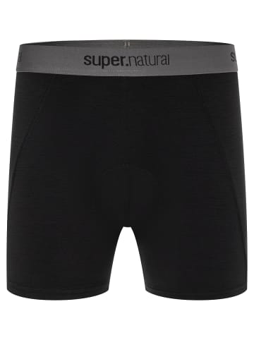 super.natural Merino Boxershort in schwarz