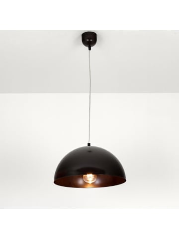 Licht-Erlebnisse Pendelleuchte Ø 33.5 x (T)95 cm in Braun AntikBraun Antik