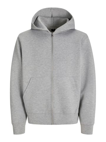Jack & Jones Sweatshirt mit Reißverschluss in Light Grey Melange