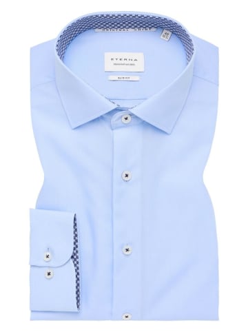 Eterna Langarmhemd in hellblau