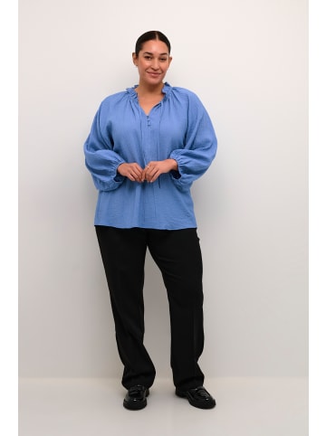 KAFFE curve Langarm-Bluse KClinna in Ebb and Flow