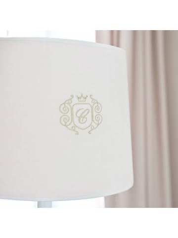 Caramella Stehlampe gedrechseltes Bein gold Emblem rosa 30 x 40 x 152 cm
