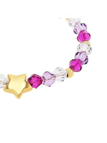 Prinzessin Lillifee Armband Edelstahl, IP Gold in Lila