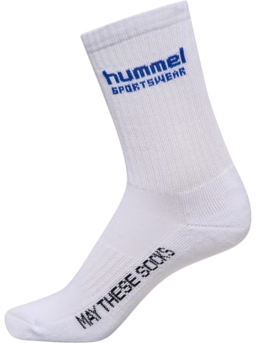 Hummel Sportsocken "3-Pack Socks Sportswear" in Weiß