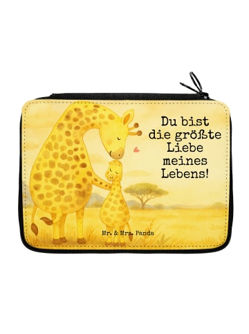 Mr. & Mrs. Panda Etui für Stifte Giraffe Kind Design mit Spruch in Weiß