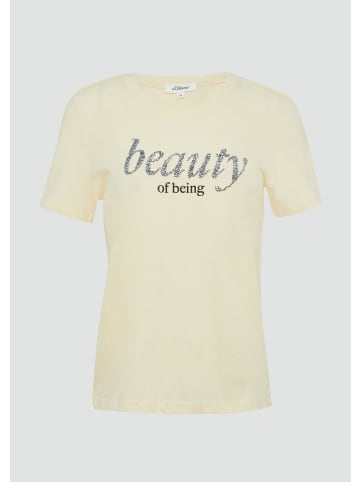 s.Oliver T-Shirt in 11D0_helles zitrone
