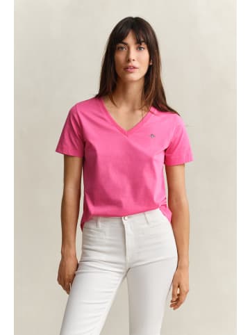 Gant T-Shirt in pink - 0010