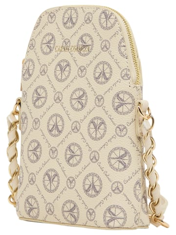 Carlo Colucci Umhängetasche Dalceggio in Creme