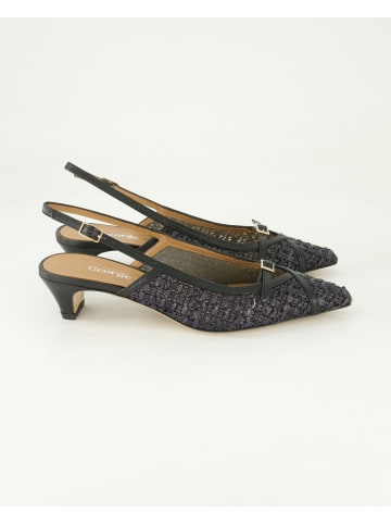 George Watts Slingpumps in Schwarz