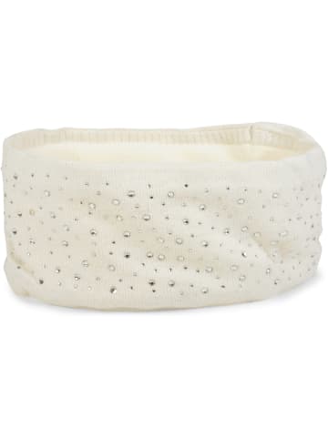 styleBREAKER Feinstrick Stirnband in Creme-Weiß