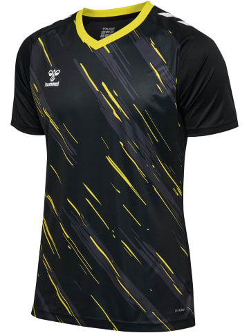 Hummel T-Shirt Raglanärmel Hmlmatch Erwachsene in BLACK/BLAZING YELLOW