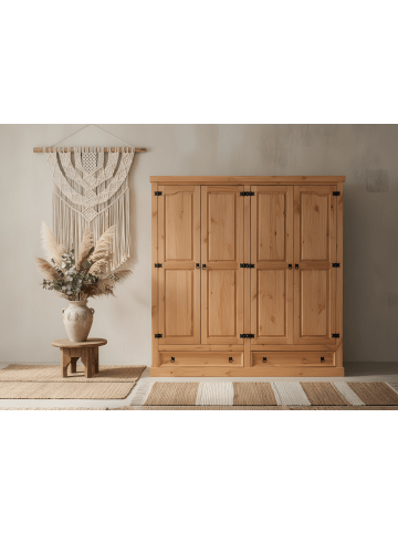 ebuy24 Kleiderschrank New Mexico Holz 194 x 58 cm