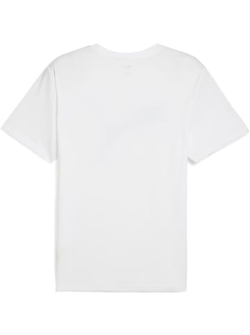 Puma T-Shirt "Tad EssentiaLongsleeve Solid Cat Tee (CF big Cat)" in Weiß