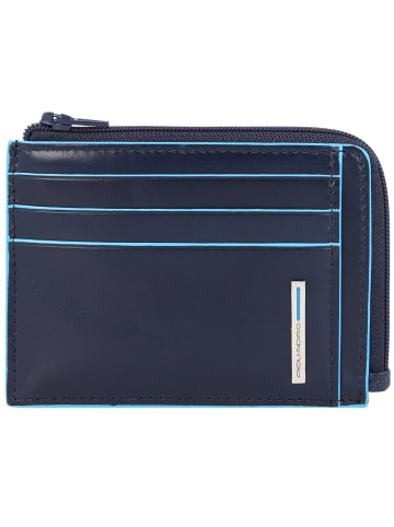 Piquadro Blue Square Kreditkartenetui RFID Leder 11 cm in night blue