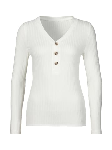 LASCANA Langarmshirt in creme