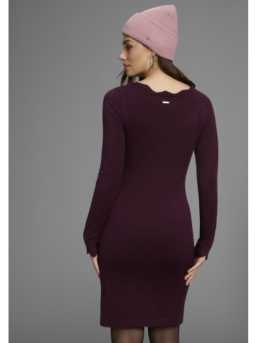 Laura Scott Strickkleid in bordeaux
