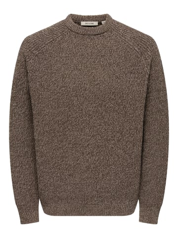ONLY & SONS Strickpullover in Falcon