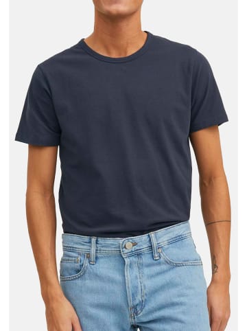 Jack & Jones T-Shirt Basic in Weiß / grau / blau