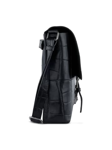 Bugatti Nevio Aktentaschen Messenger Leder 30 cm schwarz