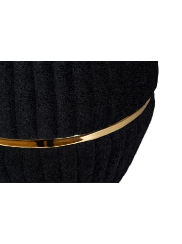 Kayoom Hocker Doric in schwarz - gold