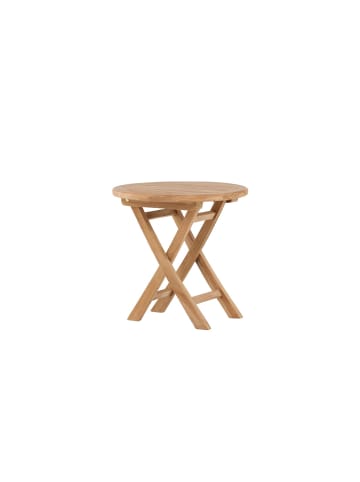 ebuy24 Cafetisch Kenya Teak Dekor 50 x 50 cm