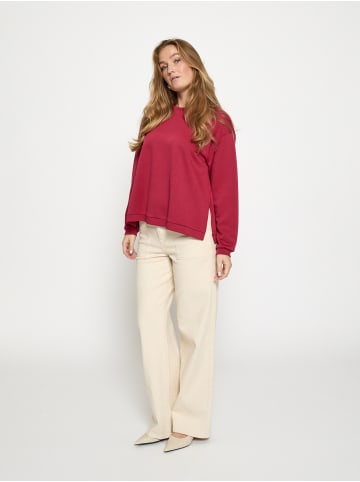 Peppercorn Sweatshirt in Deep Claret Red